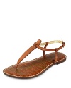 Simply chic, these patent and leather sandals are beach-perfect, but so elegant, you can wear them anywhere.