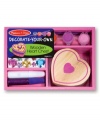 Looking for the perfect spot for storing special treasures? This kit includes a heart-shaped wooden keepsake box, glitter and craft glue, colorful gems, 4 pots of paint and a brush! A perfect activity for parties or rainy days.