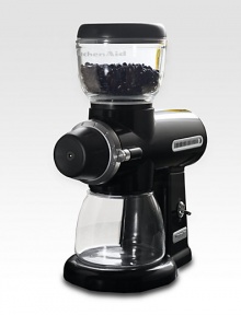 The finest coffee and espresso possible is yours thanks to this burr grinder that combines professional performance with an elegantly compact design.For use with US power sockets only. The finest coffee and espresso possible is yours thanks to this burr grinder that combines professional performance with an elegantly compact design.For use with US power sockets only.