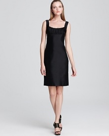 Armani Collezioni Dress - Gazar Organza Ruched Front Tank Armani Collezioni Dress - Gazar Organza Ruched Front Tank