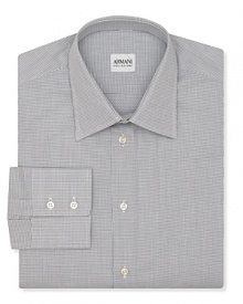 Armani Collezioni Mini-Check Dress Shirt - Slim Fit Armani Collezioni Mini-Check Dress Shirt - Slim Fit
