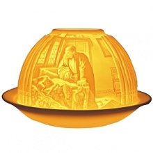 In the world of French art de vivre, Bernardaud is considered the symbol of elite refinement and luxury. A porcelain creation signed by Bernardaud is always appreciated and recognized the world over. Bernardaud artisans use the same technique of hand-sculpting fine, bisque porcelain that was first demonstrated by French artist Paul de Bourgoing in 1828. The glow of a candle shines through the raised and carved surface to contrast light against shadow, revealing a richly detailed design. Bernardaud VotiveLight™ candles add a warm, decorative glow to any room of the home. For a dramatic effect, or to create a festive ambiance, delight your dinner guests by replacing traditional candles with a Bernardaud VotiveLight™.