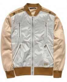 Live life in the fast lane. This track jacket from Sean John is a sleek way to shift your style. Live life in the fast lane. This track jacket from Sean John is a sleek way to shift your style.