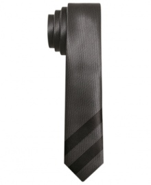 Give your look a little extra dimension. This skinny tie from Alfani RED rocks out your dress wardrobe. Give your look a little extra dimension. This skinny tie from Alfani RED rocks out your dress wardrobe.