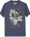 Mix up your look with this crisp t-shirt from DKNY. Pair it with a comfortable pair of jeans for a casual weekend look.