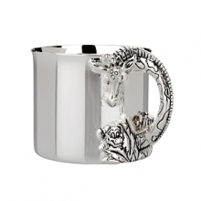 Reed & Barton's whimsical silver-plated giraffe baby cup makes for the perfect collectible gift, sure to delight both little one and parents alike. Reed & Barton's whimsical silver-plated giraffe baby cup makes for the perfect collectible gift, sure to delight both little one and parents alike.