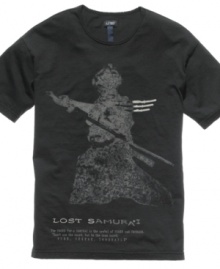 There is much honor in this samurai graphic t-shirt from Armani Jeans.