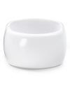 Always have something striking up your sleeve with this bold cuff from Kenneth Jay Lane. In white resin, this vintage-inspired style makes a nod to mod.