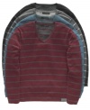 Have you stocked up on sweaters yet? Let this striped style from Calvin Klein start your season off right. (Clearance)