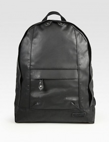 Sleek design with a downtown sensibility, with endless style and versatility.Zip frontTop handleExterior zip pocketCotton13W x 18H x 6DMade in USA Sleek design with a downtown sensibility, with endless style and versatility.Zip frontTop handleExterior zip pocketCotton13W x 18H x 6DMade in USA