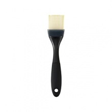 The Silicone Pastry Brush by OXO works like a natural bristle brush but with the added convenience of heat-resistant, odor-resistant and easily-cleaned silicone construction. Multiple layers of bristles tackle all tasks. Gaps in the center bristles hold liquid as you transfer from bowl to pastry surface, and tapered outer bristle ease brushing delicate pastry. The Silicone Pastry Brush by OXO works like a natural bristle brush but with the added convenience of heat-resistant, odor-resistant and easily-cleaned silicone construction. Multiple layers of bristles tackle all tasks. Gaps in the center bristles hold liquid as you transfer from bowl to pastry surface, and tapered outer bristle ease brushing delicate pastry.