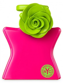Madison Square Park was the height of fashion in the Gilded Age. Today it's back-in hip-&-cool revival mode. So now is the time for a neighborhood eau de parfum; an arresting, super-bright mélange of romantic florals and crisp greens. The vibrant neon pink and green bottle has a removable, grass-green Deco Modern rose-blossom accent (on the 3.3 oz. Madison Square Park was the height of fashion in the Gilded Age. Today it's back-in hip-&-cool revival mode. So now is the time for a neighborhood eau de parfum; an arresting, super-bright mélange of romantic florals and crisp greens. The vibrant neon pink and green bottle has a removable, grass-green Deco Modern rose-blossom accent (on the 3.3 oz.