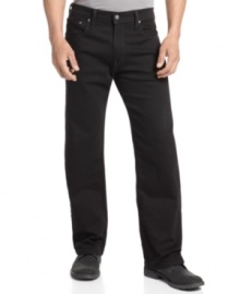 Go dark. These jeans from Levi's are a cool, casual change from basic blues. Go dark. These jeans from Levi's are a cool, casual change from basic blues.