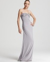 LM by Mignon Gown - Embellished Strapless Gown