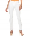 Slim-fitting white pants are spring's must-have bottoms! Get the look with these Alfani skinny trousers that'll show off your statement sandals!