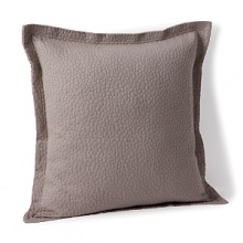Cuddling up in supremely soft cotton matelasse is like floating on a billowy cloud. This Barbara Barry decorative adds a soft textured layer to any bed. The set includes European size shams and a decorative pillow. Cuddling up in supremely soft cotton matelasse is like floating on a billowy cloud. This Barbara Barry decorative adds a soft textured layer to any bed. The set includes European size shams and a decorative pillow.