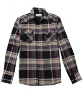 If you've been searching for the perfect plaid, look no further than this stylish button down from No Retreat.