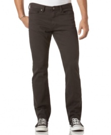 Slim through the thigh with a straight leg, these Calvin Klein jeans are a classic addition to your rotation. Slim through the thigh with a straight leg, these Calvin Klein jeans are a classic addition to your rotation.