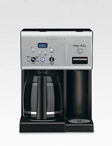 This incredible hot beverage machine comes complete with all your favorite features, like 24-hour programmability, carafe temperature control, Brew Pause, and the ultra-convenient Hot Water System. Now, you're never more than a minute away from enjoying your favorite instant soup, hot cocoa, tea and more. This incredible hot beverage machine comes complete with all your favorite features, like 24-hour programmability, carafe temperature control, Brew Pause, and the ultra-convenient Hot Water System. Now, you're never more than a minute away from enjoying your favorite instant soup, hot cocoa, tea and more.