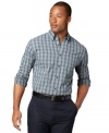 Check off a go-to button-up basic off your list of wants with this versatile shirt from Van Heusen.