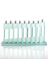 Light the Hanukkah candles with the sheer brilliance of Prima Designs' Tall Columns menorah. Clean lines and frosted detail at the top and bottom of each candle holder offer a modern new way to commemorate the ancient Festival of Lights.