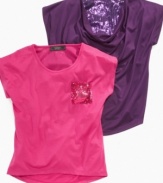 Give her closet a sparkly addition with one of these sequin tops form Jessica Simpson.