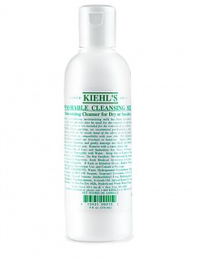 Gentle, creamy, non-sudsing washable facial Cleansing Milk for dry to normal skin leaves skin moisturized yet non-greasy. Easily rinses or tissues off. 8.4 oz. Gentle, creamy, non-sudsing washable facial Cleansing Milk for dry to normal skin leaves skin moisturized yet non-greasy. Easily rinses or tissues off. 8.4 oz.