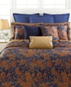 Inspired by the beautiful Indonesian island, this Lauren Ralph Lauren Indigo Bali duvet cover transforms your bedroom into an exotic destination. Crafted with 300-thread count cotton sateen, it provides classic comfort.