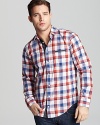 BOSS Orange Cieloebue Plaid Sport Shirt - Slim Fit