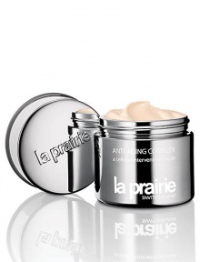 Anti-Aging Complex stages a cellular intervention on your skin to help fight the signs of aging where they begin. Three-prong approach re-balances moisture levels, inhibits inflammation and slows down cellular deterioration. Rich cream formula enhances cell turnover and boosts collagen production, while it helps relax facial muscle fibers. Keep time on your side, not on your face. 1.7 oz. Anti-Aging Complex stages a cellular intervention on your skin to help fight the signs of aging where they begin. Three-prong approach re-balances moisture levels, inhibits inflammation and slows down cellular deterioration. Rich cream formula enhances cell turnover and boosts collagen production, while it helps relax facial muscle fibers. Keep time on your side, not on your face. 1.7 oz.
