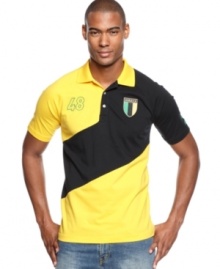 Use preppy style to give props to your favorite country in this polo shirt from Puma.