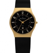 This handsome watch from Skagen Denmark never misses a beat with stylish accuracy.
