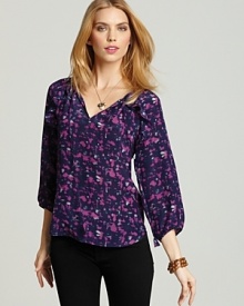 Rebecca Taylor Blouse - Batik Silk Rebecca Taylor Blouse - Batik Silk