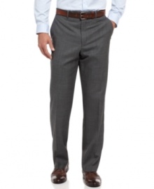Make your power move with these gray sharkskin pants from Lauren by Ralph Lauren. Make your power move with these gray sharkskin pants from Lauren by Ralph Lauren.
