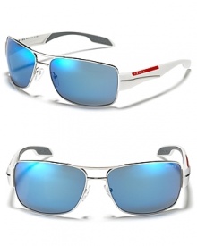 Prada Metal Active Wrap Sunglasses