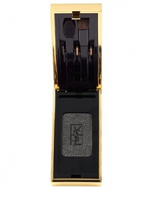 YSL introduces Ombre Solo. Easy to apply, with a silky soft and rich texture, the colour remains vibrant and pure for hours. Blending is effortless; colour and intensity are easy to adjust to your desired concentration. Set in a luxurious gold compact, this eye shadow allows for easy application with both a sponge tip and a brush applicator. A soft and long-lasting eye colour for a truly professional result. YSL introduces Ombre Solo. Easy to apply, with a silky soft and rich texture, the colour remains vibrant and pure for hours. Blending is effortless; colour and intensity are easy to adjust to your desired concentration. Set in a luxurious gold compact, this eye shadow allows for easy application with both a sponge tip and a brush applicator. A soft and long-lasting eye colour for a truly professional result.