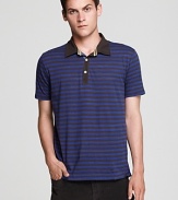 Benson Stripe Jersey Polo