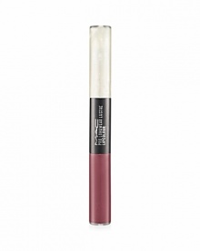 Specially packaged for the Tabloid Beauty collection: a long-wearing lipcolor that applies in two quick steps. Stroke on the specially formulated color base, flip the stick, and apply the clear gloss. Soft and comfortable on. Kiss, drink, eat. Doesn't smudge, run, transfer or feather - proven to provide up to eight hours of transfer-free wear. Best removed with Cleanse Off Oil. Specially packaged for the Tabloid Beauty collection: a long-wearing lipcolor that applies in two quick steps. Stroke on the specially formulated color base, flip the stick, and apply the clear gloss. Soft and comfortable on. Kiss, drink, eat. Doesn't smudge, run, transfer or feather - proven to provide up to eight hours of transfer-free wear. Best removed with Cleanse Off Oil.
