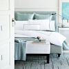 Hudson Park's Italian Percale Collection exudes a simple-stated elegance with double rows of satin stitching.