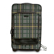 Removable exterior laptop compartment. Fits up to 15 laptop. Lightweight frame. Interior zipper compartments and belting to hold belongings. Exterior zip pocket for passport/personal items. Removable exterior laptop compartment. Fits up to 15 laptop. Lightweight frame. Interior zipper compartments and belting to hold belongings. Exterior zip pocket for passport/personal items.