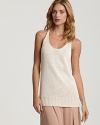 An easy Rachel Zoe tank tops off ethereal looks with sheer elegance, perfect for your 7-day wardrobe all year long.