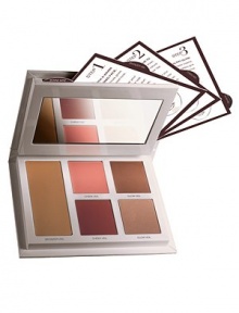 Ultra-sheer, blendable palette was inspired by Mercier's work with celebrity clients, who wanted a universal compact that would wake up their skin and give them an immediate healthy glow. Palette includes: 1 bronzer veil, 2 cheek veils and 2 glow veils. 100% of the profits from the sale of this product will be donated to the Laura Mercier Ovarian Cancer Fund. Ultra-sheer, blendable palette was inspired by Mercier's work with celebrity clients, who wanted a universal compact that would wake up their skin and give them an immediate healthy glow. Palette includes: 1 bronzer veil, 2 cheek veils and 2 glow veils. 100% of the profits from the sale of this product will be donated to the Laura Mercier Ovarian Cancer Fund.