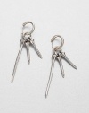 Bring out your inner sportswoman with this unique design. SilverplatedDrop, about 1.5Hinged backMade in USA