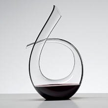 Riedel's artistically crafted 'Black Tie' decanter assists in the wine's full development and optimizes the wine's clarity and brilliance. Riedel's artistically crafted 'Black Tie' decanter assists in the wine's full development and optimizes the wine's clarity and brilliance.