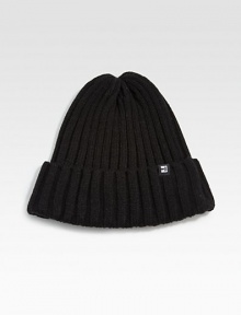 Stay forever warm and toasty in this ribbed knit beanie accented with logo detail.AcrylicSpot cleanImported Stay forever warm and toasty in this ribbed knit beanie accented with logo detail.AcrylicSpot cleanImported