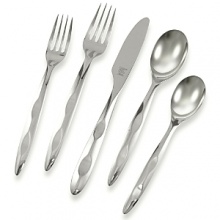 Exquisitely fluid contours give the Zwilling J.A. Henckels Bejewel 43-piece flatware set a contemporary look that elevates the chic on your dining table. Exquisitely fluid contours give the Zwilling J.A. Henckels Bejewel 43-piece flatware set a contemporary look that elevates the chic on your dining table.