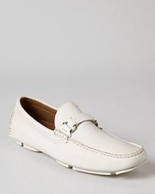 BOSS Black Dreper Pebbled Leather Loafers BOSS Black Dreper Pebbled Leather Loafers