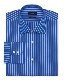 BOSS Black Garrit Stripe Dress Shirt - Classic Fit BOSS Black Garrit Stripe Dress Shirt - Classic Fit
