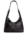 Add some polish to your daytime accessorizing with this slouchy-chic silhouette from GUESS. Sublte golden hardware and signature detailing lend a look of everyday elegance, while the organized interior keeps your essentials easily at hand.