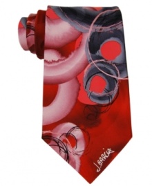 From wardrobe to work of art, this Jerry Garcia tie breaks up the monotony of the concrete jungle. From wardrobe to work of art, this Jerry Garcia tie breaks up the monotony of the concrete jungle.